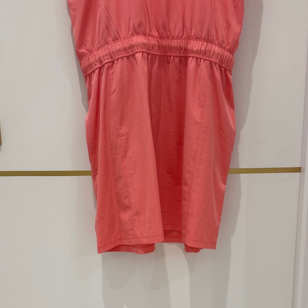 Avalanche Coral Sleeveless Athleisure Drawstring Waist Dress Dry Fit M - Picture 7 of 16